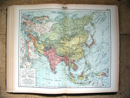 Hand-Atlas Otto Herkt (ca.&nbsp;1910)
40. Azië / Asia