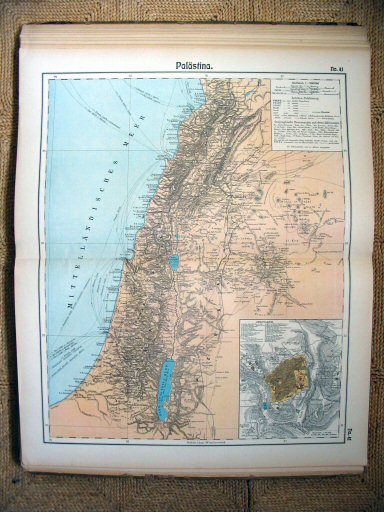 Hand-Atlas Otto Herkt (ca.&nbsp;1910)
41. Palestina / Palestine