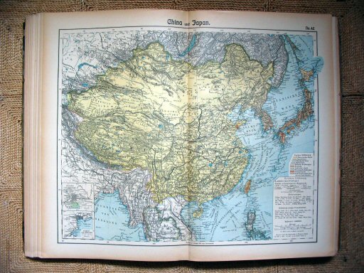 Hand-Atlas Otto Herkt (ca.&nbsp;1910)
42. China, Japan