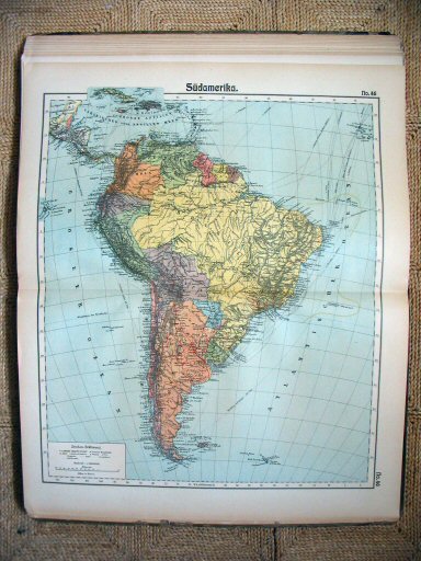 Hand-Atlas Otto Herkt (ca.&nbsp;1910)
46. Zuid-Amerika / South America