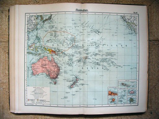Hand-Atlas Otto Herkt (ca.&nbsp;1910)
47. Oceanië / Pacific
