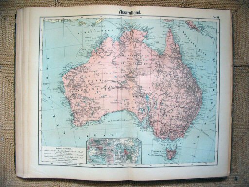 Hand-Atlas Otto Herkt (ca.&nbsp;1910)
48. Australië / Australia