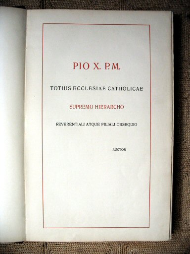 Atlas Hierarchicus 1913
Opdracht / Dedication