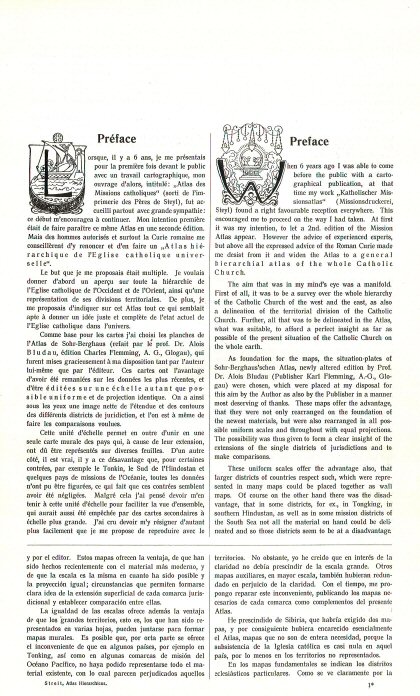 Atlas Hierarchicus 1913
voorwoord blz. 1b / preface page 1b