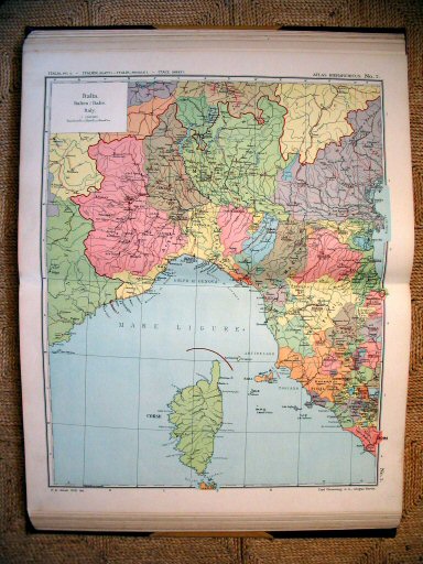 Atlas Hierarchicus 1913
2. Italia, fo. I
Italië, blad I / Italy, sheet I