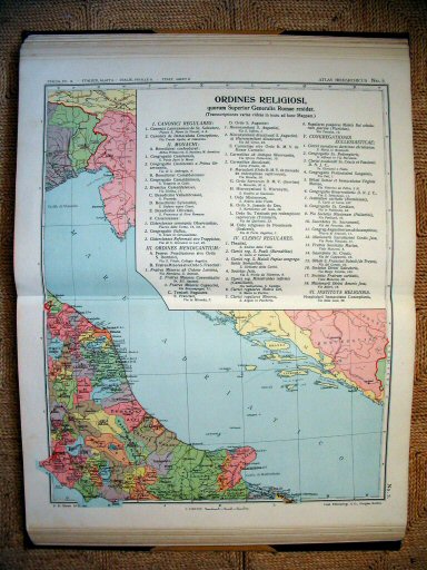 Atlas Hierarchicus 1913
3. Italia, fo. II
Italië, blad I / Italy, sheet II