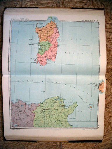 Atlas Hierarchicus 1913
4. Italia, fo. III
Italië, blad I / Italy, sheet III