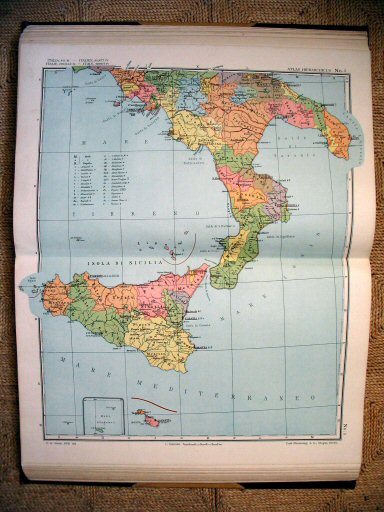 Atlas Hierarchicus 1913
5. Italia, fo. IV
Italië, blad I / Italy, sheet IV