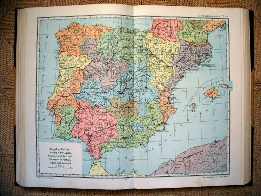 Atlas Hierarchicus 1913
6. España y Portugal
Spanje en Portugal / Spain and Portugal