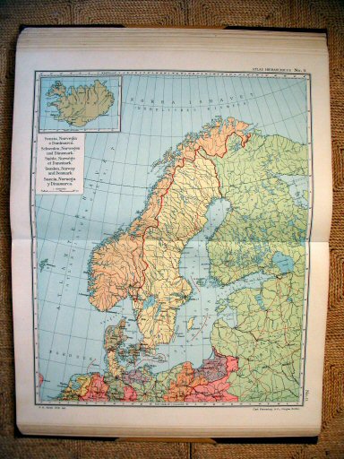 Atlas Hierarchicus 1913
11. Svezia, Norvegia e Danimarca
Zweden, Noorwegen en Denemarken / Sweden, Norway and Denmark