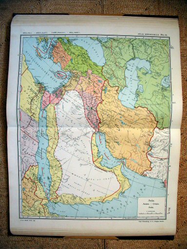 Atlas Hierarchicus 1913
14. Asia, fol. I
Azië, blad I / Asia, sheet I