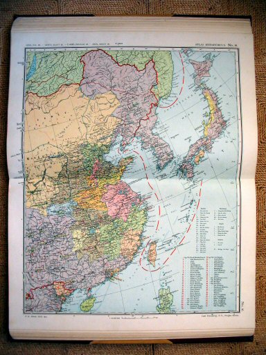 Atlas Hierarchicus 1913
16. Asia, fol. III
Azië, blad III / Asia, sheet III