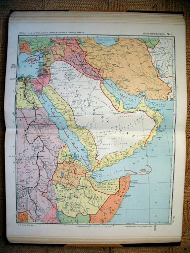 Atlas Hierarchicus 1913
21. Africa, fol. III
Afrika, blad III / Africa, sheet III