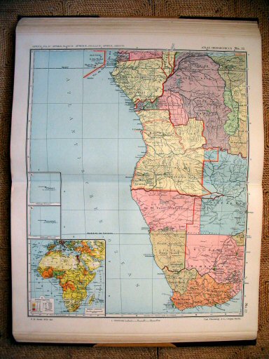 Atlas Hierarchicus 1913
22. Africa, fol. IV
Afrika, blad IV / Africa, sheet IV