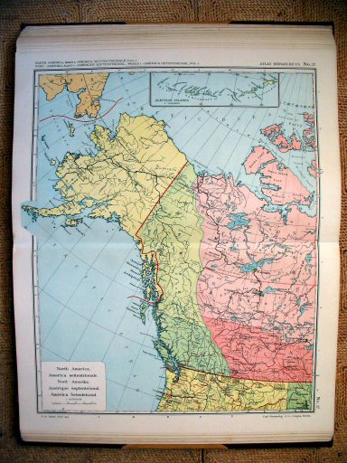Atlas Hierarchicus 1913
27. North America, sheet I
Noord-Amerika, blad I / North America, sheet I
