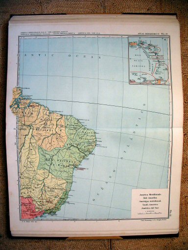 Atlas Hierarchicus 1913
32. America meridionale, fogl. II
Zuid-Amerika, blad II / South America, sheet II