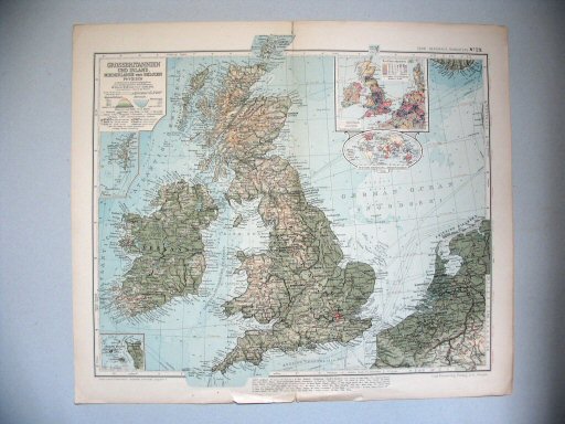 Sohr-Berghaus Handatlas 1906
29. Grossbritannien und Irland, Niederlande und Belgien
Groot-Brittannië en Ierland, Nederland, België / Great Britain and Ireland, Netherlands and Belgium