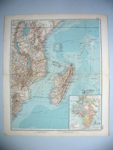 Sohr-Berghaus Handatlas 1906
66. Afrika, Blatt 5
Afrika, blad 5 / Africa, sheet 5