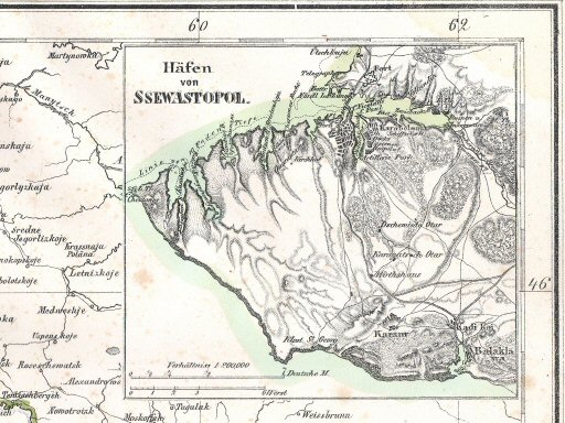 Flemming's Kriegs-Handatlas
2a. Sebastopol (Севастополь = Sevastopol’)