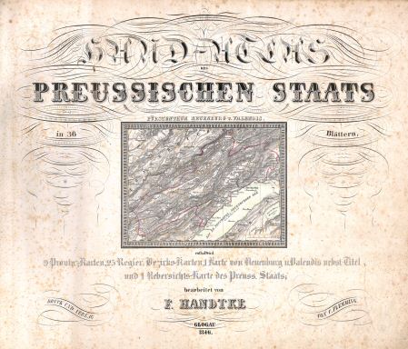 Handatlas Preussen 1846
Titelpagina 2 / Title page 2