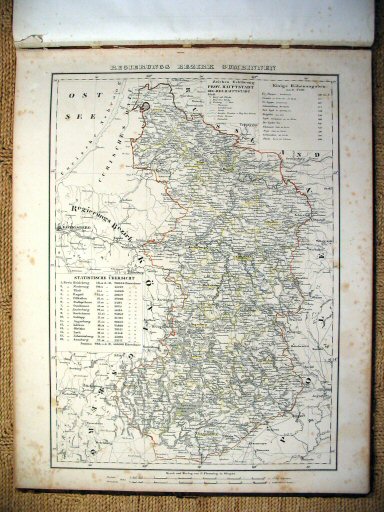 Hand-Atlas Preussen 1846
Gumbinnen (extra kaart / additional map)