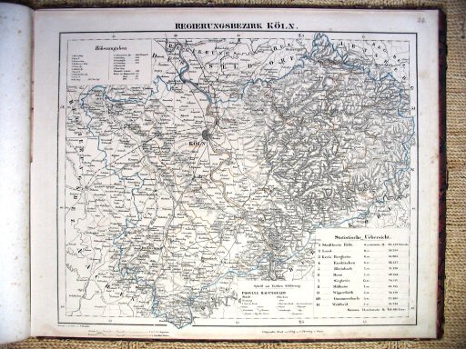 Handatlas Preussen 1846
31. Keulen / Cologne