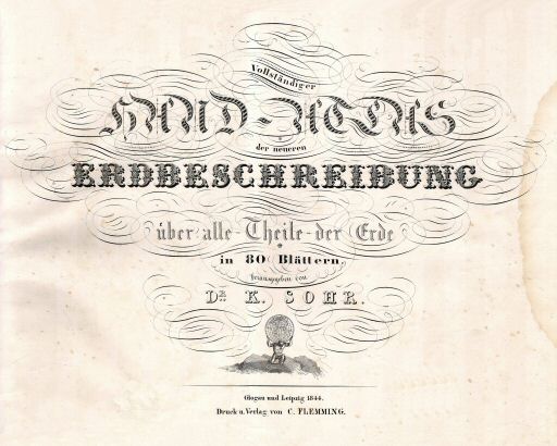 Sohr's Hand-Atlas 1844
'Binnentitel'
'Inside title'
