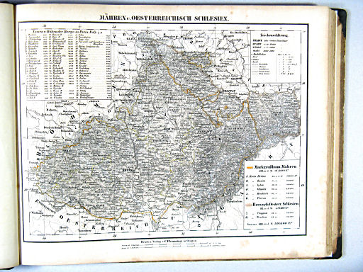 Sohr's Hand-Atlas 1844
12. Mähren und Oesterreichisch Schlesien