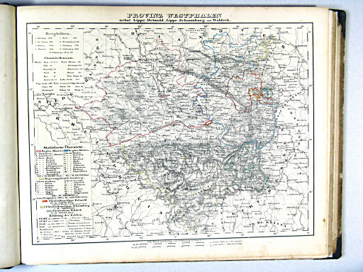 Sohr's Hand-Atlas 1844
26. Provinz Westphalen, Lippe-Detmold, Lippe-Schaumburg und Waldeck