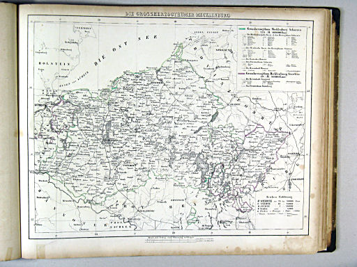 Sohr's Hand-Atlas 1844
34. Die Grossherzogthümer Mecklenburg