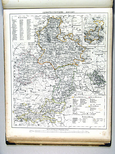 Sohr's Hand-Atlas 1844
36. Churfürstenthum Hessen