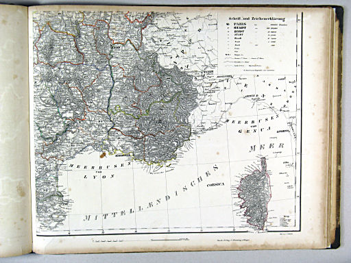 Sohr's Hand-Atlas 1844
47. Südöstliches Frankreich