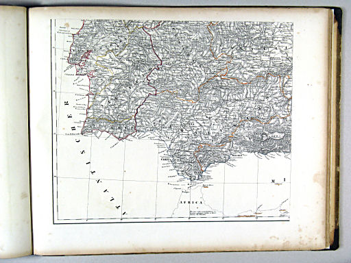 Sohr's Hand-Atlas 1844
53. Südwestliches Spanien mit Portugal