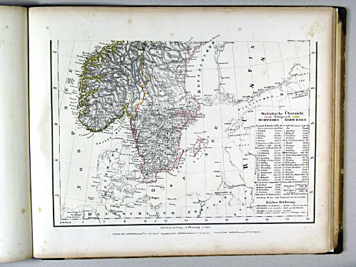 Sohr's Hand-Atlas 1844
62. Südliches Schweden und Norwegen