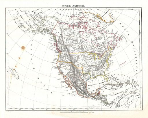 Sohr's Hand-Atlas 1844
74. Nord America (scan)