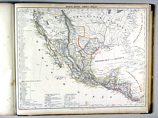 Sohr's Hand-Atlas 1844
76. Mexico, Mittel America, Texas