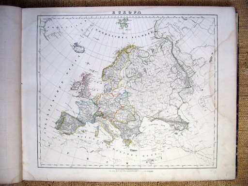 Sohr-Berghaus Hand-Atlas 1847
Europa (kaart 5)
Europe (sheet 5)