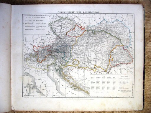 Sohr-Berghaus Hand-Atlas 1847
Keizerrijk Oostenrijk (kaart 8)
Austrian Empire (sheet 8)