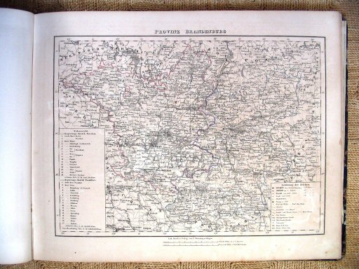 Sohr-Berghaus Hand-Atlas 1847
Brandenburg (kaart 18)
Brandenburg (sheet 18)