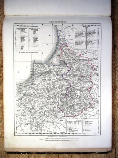 Sohr-Berghaus Hand-Atlas 1847
Oost-Pruisen (kaart 21)
East Prussia (sheet 21)