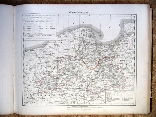 Sohr-Berghaus Hand-Atlas 1847
West-Pruisen (kaart 22)
West Prussia (sheet 22)