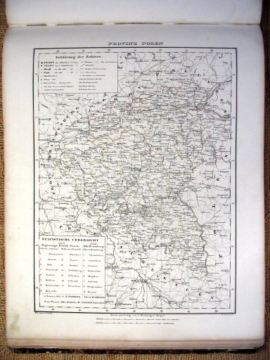 Sohr-Berghaus Hand-Atlas 1847
Provincie Posen (kaart 23)
Province of Posen (sheet 23)