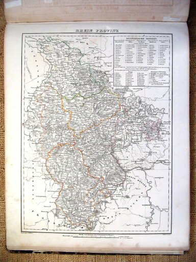 Sohr-Berghaus Hand-Atlas 1847
Rijnprovincie (kaart 26)
Rhenish Prussia (sheet 26)