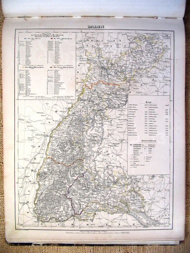 Sohr-Berghaus Hand-Atlas 1847
Baden (kaart 29)
Baden (sheet 29)