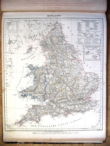 Sohr-Berghaus Hand-Atlas 1847
Engeland (kaart 54)
England (sheet 54)