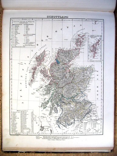 Sohr-Berghaus Hand-Atlas 1847
Schotland (kaart 55)
Scotland (sheet 55)
