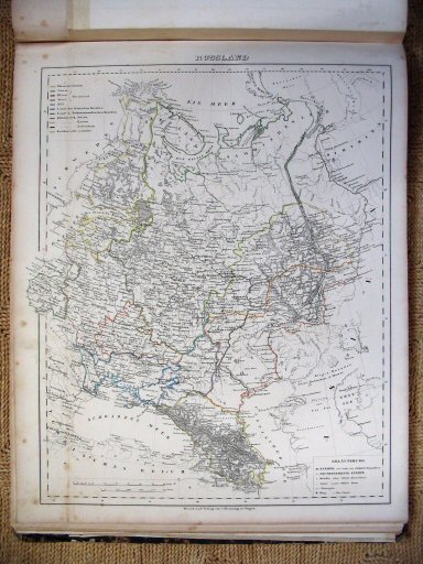 Sohr-Berghaus Hand-Atlas 1847
Europees Rusland (kaart 62)
Russia in Europe (sheet 62)