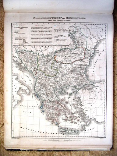 Sohr-Berghaus Hand-Atlas 1847
Balkan-schiereiland (kaart 63)
Balkan Peninsula (sheet 63)