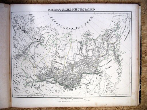 Sohr-Berghaus Hand-Atlas 1847
Aziatisch Rusland (kaart 66)
Russia in Asia (sheet 66)