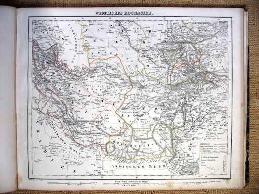 Sohr-Berghaus Hand-Atlas 1847
Perzië, Afghanistan (kaart 67)
Persia, Afghanistan (sheet 67)